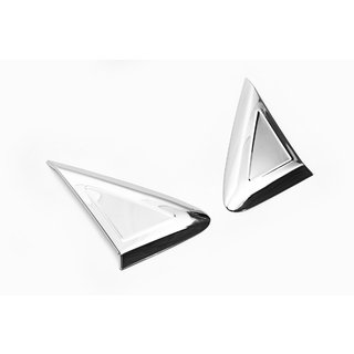 Mirror side trim cover (2 pcs, stainless steel) photo 2