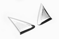 Mercedes Sprinter W907/W910 2018- Mirror side trim cover (2 pcs, stainless steel) OmsaLine - Italian Stainless Steel photo 2