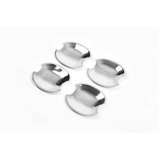 Chrome Handle Inserts (4 pcs, Stainless Steel) Hyundai Accent 2006-2010 photo 2