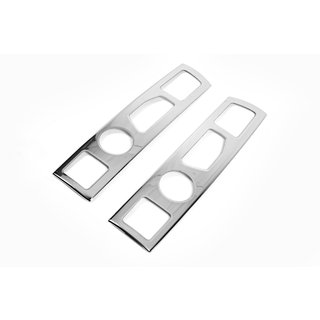 Chrome Tail Light Covers Straight (2 pcs, Stainless Steel) photo 2