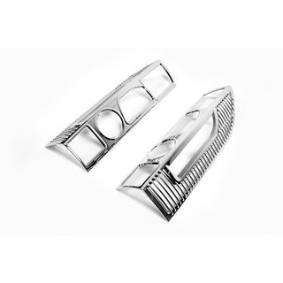 Chrome Tail Light Covers with Curve (2 pcs, Plastic) Citroen Jumper 2007-2025 photo 3