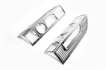 Fiat Ducato 2006-2025 Chrome Tail Light Covers with Curve (2006-2014, 2 pcs, Plastic) photo 3