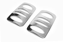 Volkswagen Caddy 2004-2010 Chrome Tail Light Covers V2 (2 pcs, Stainless Steel) photo 2
