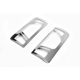 Chrome Tail Light Covers Version No.2 (2 pcs, Stainless Steel) photo 2