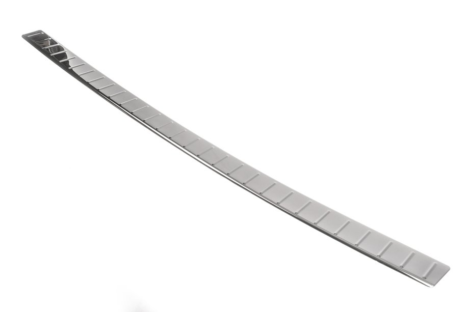 Volkswagen Crafter 2006-2016 Rear Bumper Protector Black Chrome (Omsa, Stainless Steel) Image