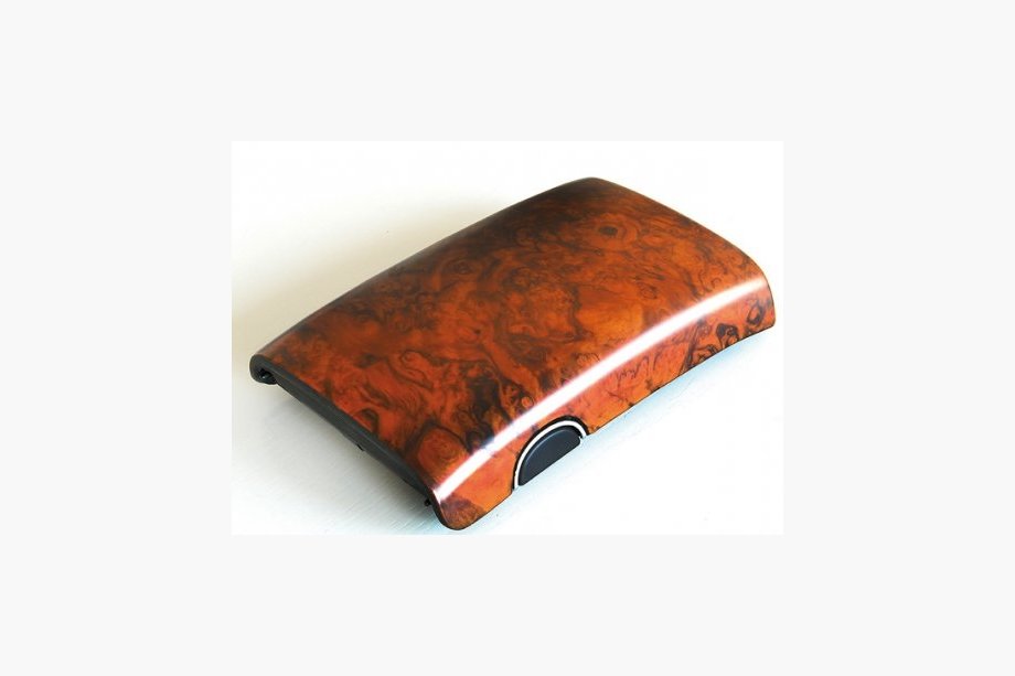 Mercedes C-class W203 2000-2007 Armrest box cover (wood) Photo 1