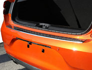 Renault Clio V 2019- Rear bumper protector stainless steel photo 1