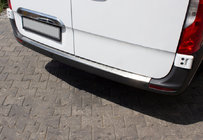 Mercedes Sprinter W907/W910 2018- Rear Bumper Protector OmsaLine Stainless Steel photo 1