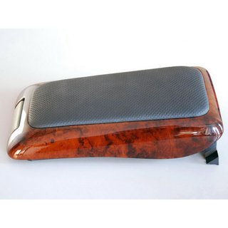 Armrest Box Lid (Wood ↗ Leather) Mercedes C-class W203 2000-2007