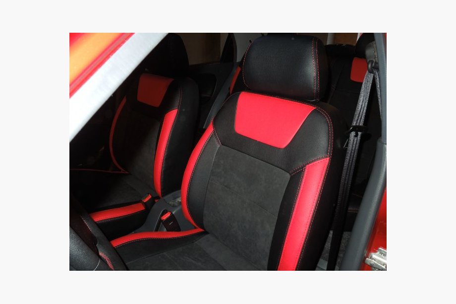 Daewoo Lanos 1998-2017 Custom Fit Seat Covers Brothers Leather Style Image