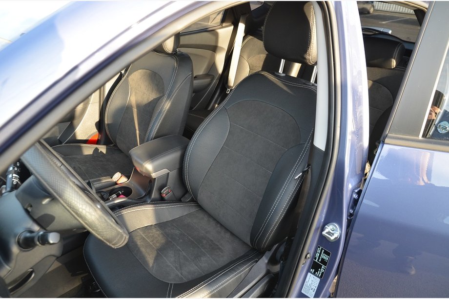 Hyundai IX-35 2010-2015 Car Seat Covers SoyuzAuto Leather-Style Image