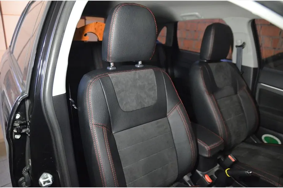 Mitsubishi ASX 2010-2023 Car Seat Covers SoyuzAuto Leather-Style Image