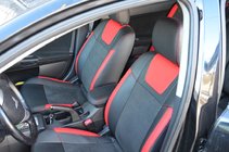 Mitsubishi Lancer X 2008- Car Seat Covers SoyuzAuto Leather-Style photo 1