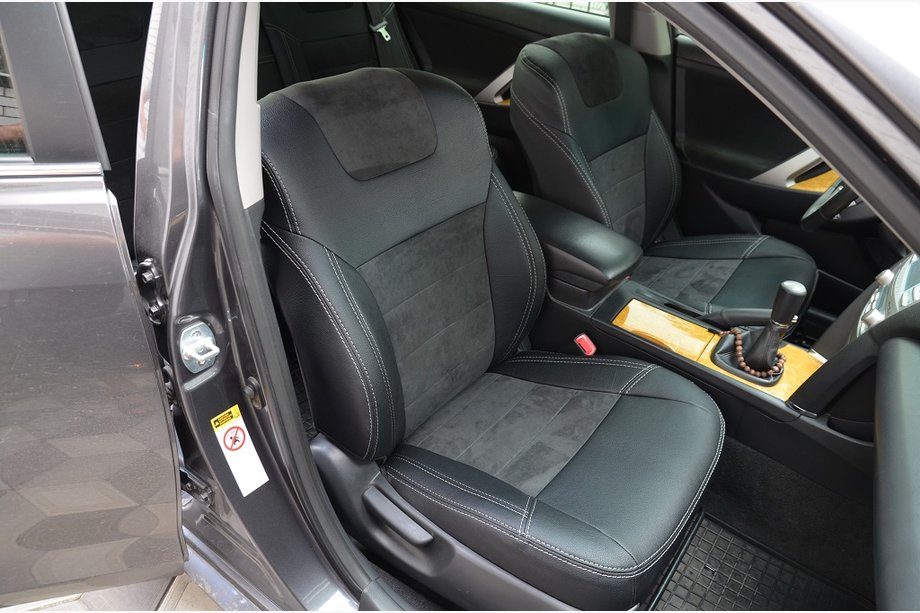 Toyota Camry 2006-2011 Car Seat Covers (Leatherette ↗ Alcantara Substitute, Elite) Image