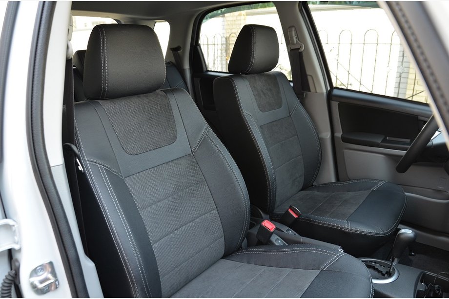Suzuki SX4 2006-2013 Car Seat Covers SoyuzAuto Leather-Style Image