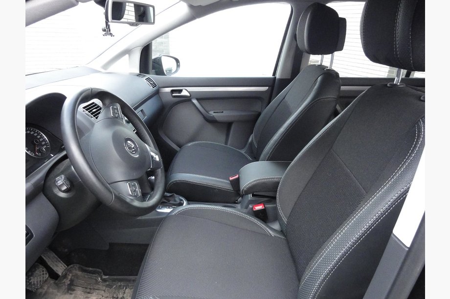 Volkswagen Touran 2010-2015 Car Seat Covers (Leatherette↗Fabric, Premium) Image