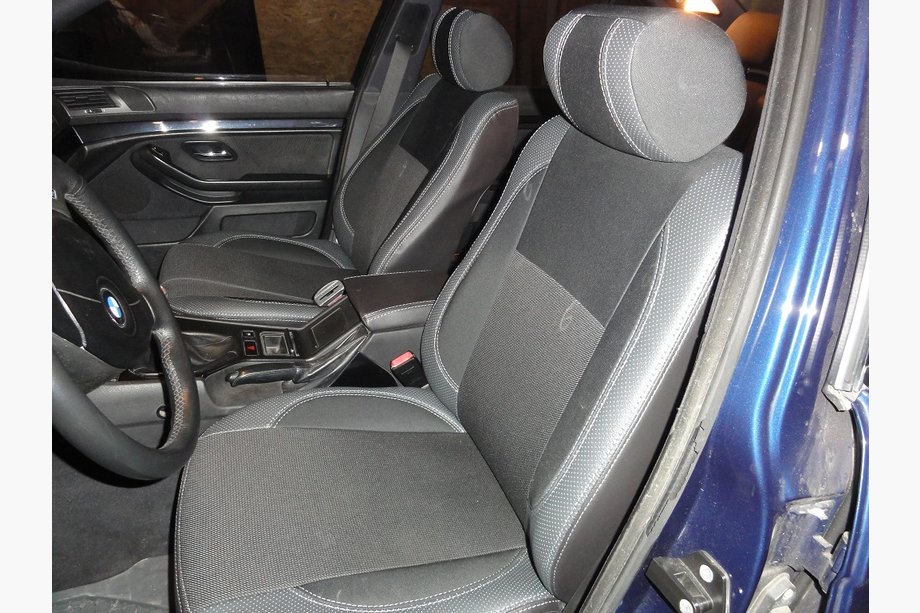 BMW 5 Series E39 1996-2003 Car Seat Covers (Leatherette↗Fabric, Premium) Image