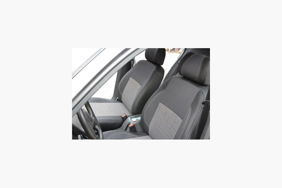 Daewoo Lanos 1998-2017 Car Seat Covers (Eco Leather+Fabric, Premium) Image