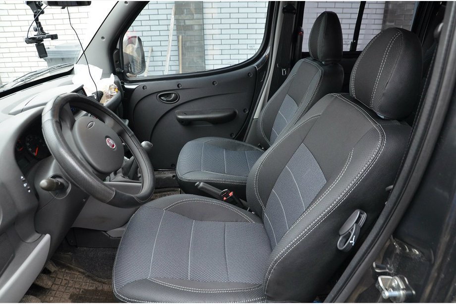 Fiat Doblo I 2005-2010 NEW ARRIVAL!!! Original SoyuzAuto Premium Seat Covers (Full Set) Photo 7