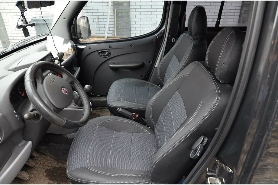 Fiat Doblo I 2005-2010 NEW ARRIVAL!!! Original SoyuzAuto Premium Seat Covers (Full Set) Photo 6