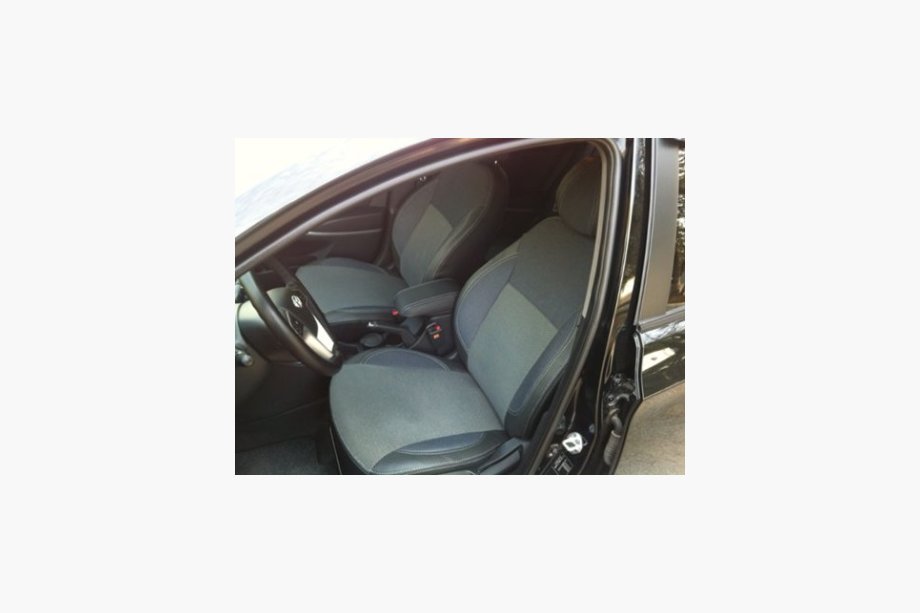 Hyundai Accent 2011-2017 Car Seat Covers (Leatherette↗Fabric, Premium) Image