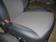 Hyundai Accent 2011-2017 Car Seat Covers (Leatherette↗Fabric, Premium) photo 3