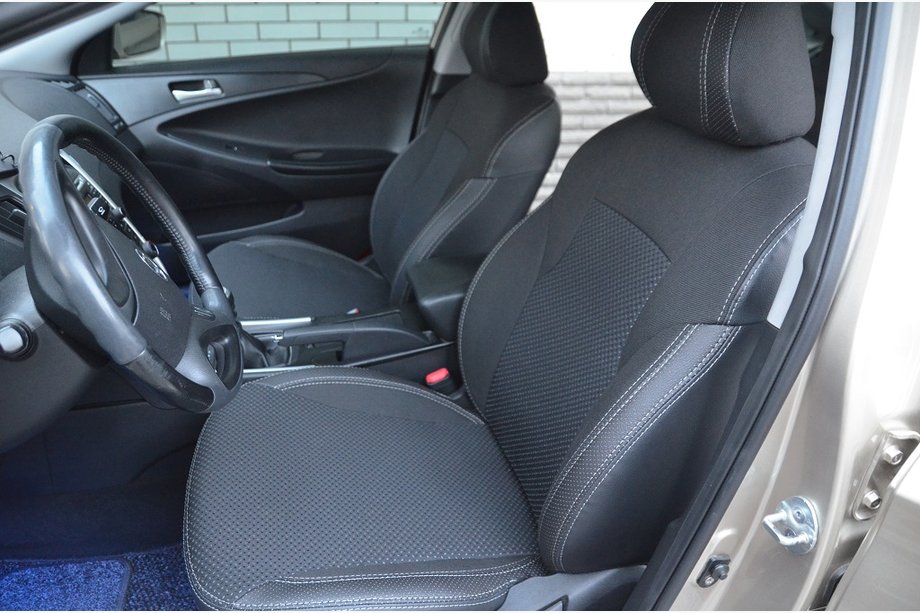Hyundai Sonata YF 2010-2014 Car Seat Covers SoyuzAuto Premium Photo 1