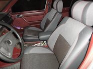 Mercedes E-class W124 1984–1997 Car Seat Covers (Leatherette↗Fabric, Premium) photo 1