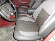 Mercedes E-class W124 1984–1997 Car Seat Covers (Leatherette↗Fabric, Premium) photo 2