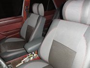 Mercedes E-class W124 1984–1997 Car Seat Covers (Leatherette↗Fabric, Premium) photo 3