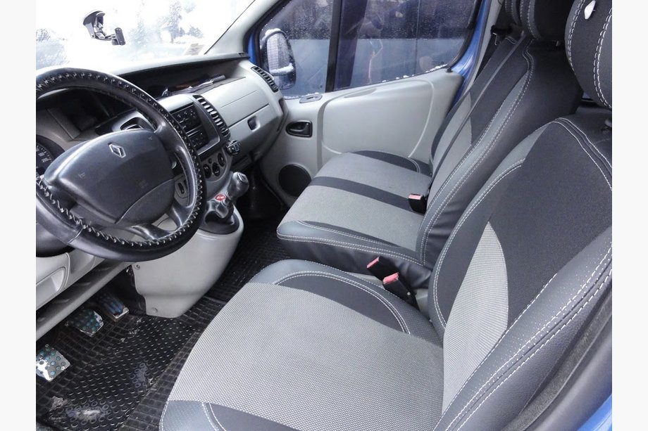Opel Vivaro 2001–2015 Car covers (leatherette and fabric, Premium) Front seats 1+1 Image
