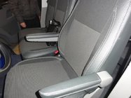 Volkswagen T5 Caravelle 2004-2010 Car Seat Covers (Eco Leather and Fabric, Premium) photo 3