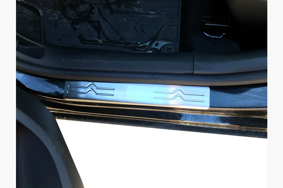 Citroen C-4 2010-2018 Door Sill Protectors OmsaLine (4 pcs, Stainless Steel) Image