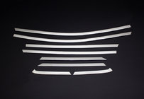 Ford Fiesta 2017- Upper window trim stainless steel (8 pcs) photo 2
