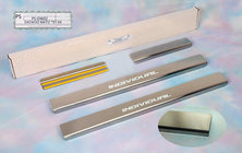 Daewoo Matiz 1998-2008 Door Sill Protectors Natanika Standard (4 pcs, Stainless Steel) photo 1