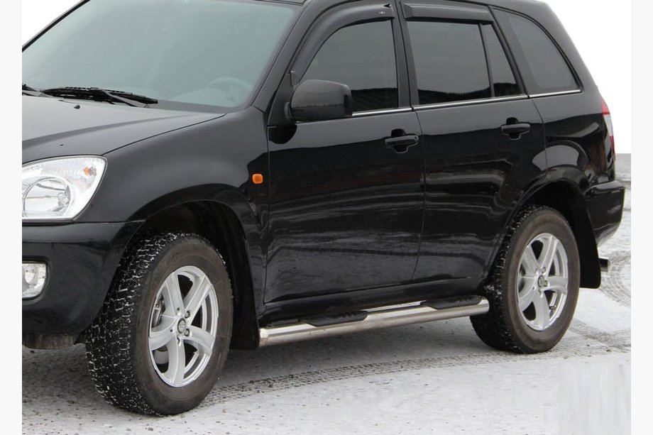 Chery Tiggo 1 2005-2016 Side Pipes (2 pcs, Stainless Steel) Image