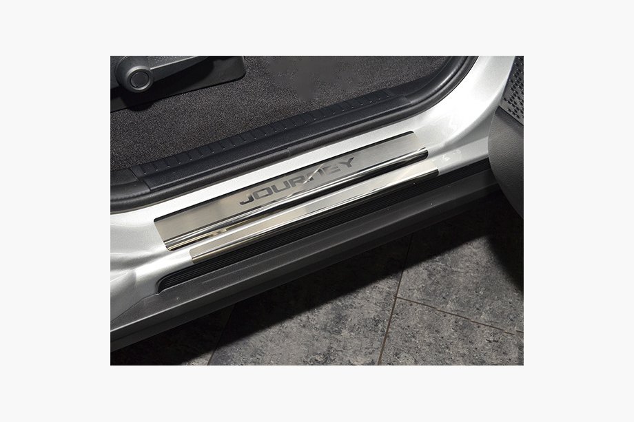 Dodge Journey 2008-2020 Door Sill Covers Nataniko Premium (8 pcs, Stainless Steel) Image