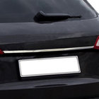 Audi A4 B9 2015-2024 Trunk trim above license plate (Sedan, stainless steel) photo 1