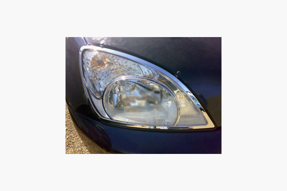 Chery Tiggo 1 2005-2016 Headlight Covers (ABS, Chrome) Image