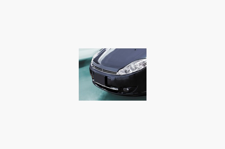 Chery Kimo 2007-2015 Upper grille trim strip (1 pc, stainless steel) Image