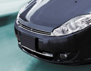 Chery Kimo 2007-2015 Upper grille trim strip (1 pc, stainless steel) photo 1
