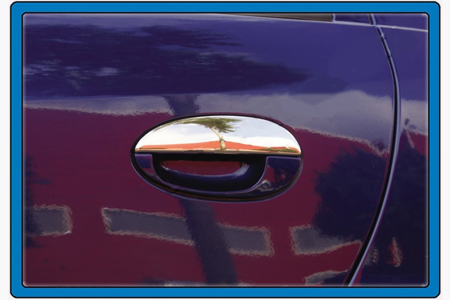 Chery Kimo 2007-2015 Door handle covers (4 pcs, stainless steel) Image
