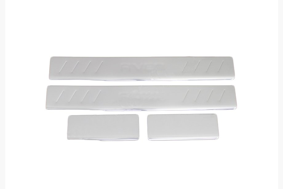 Chevrolet Aveo T300 2011-2020 Door Sill Protectors OmsaLine (4 pcs, stainless steel) Image