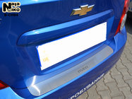 Chevrolet Aveo T300 2011-2020 Rear bumper protector Nataniko (stainless steel) Hatchback photo 1
