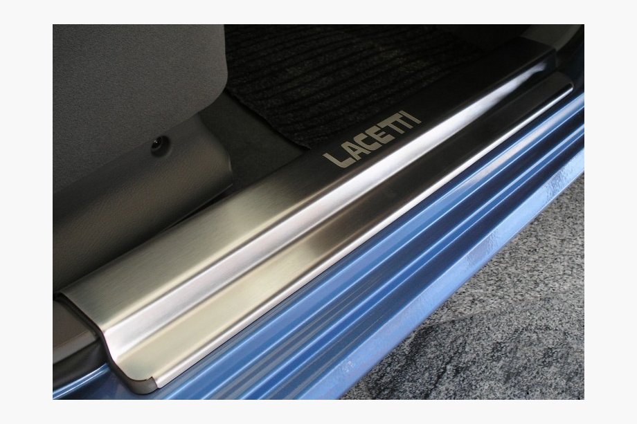 Chevrolet Lacetti 2003-2024 Door Sill Protectors Natanko (Stainless Steel) Image