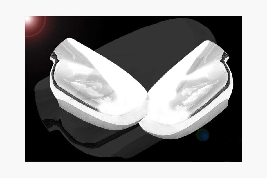 Chevrolet Aveo T200 2002-2008 Mirror covers (2 pcs, plastic) Image