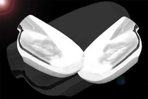 Chevrolet Aveo T200 2002-2008 Mirror covers (2 pcs, plastic) photo 1