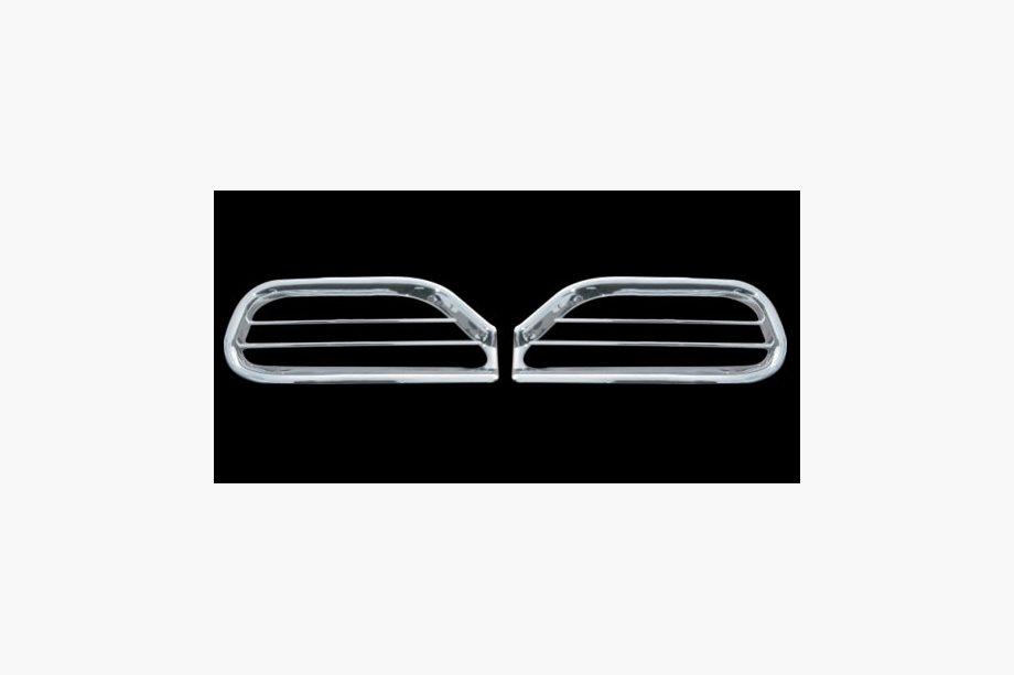 Chevrolet Captiva 2006-2019 Chrome Covers for Rear Fog Lights (2 pcs, Plastic) Image