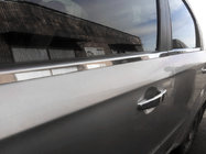Chevrolet Aveo T250 2005-2011 Lower window trim stainless steel (4 pcs) Hatchback photo 2