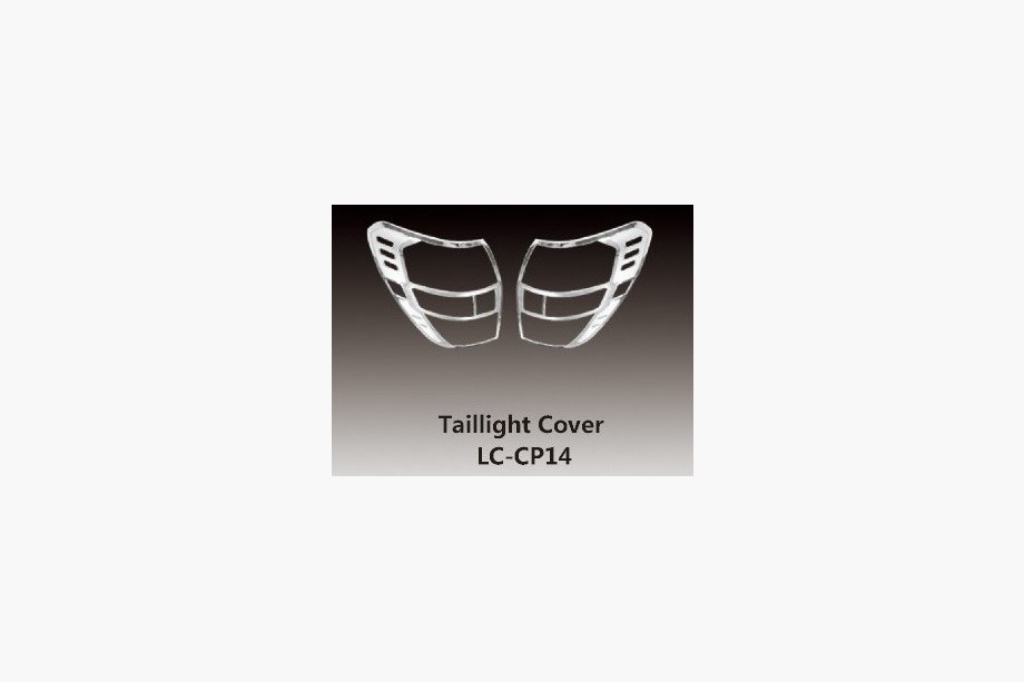 Chevrolet Captiva 2006-2019 Chrome Tail Light Covers (2 pcs, Plastic) Image